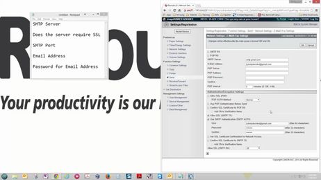 How to Setup Scan to Email on Canon Image Runner Advance