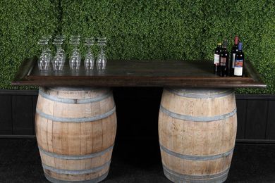 Make a Wine Barrel Bar!