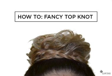 How To: Fancy Top Knot