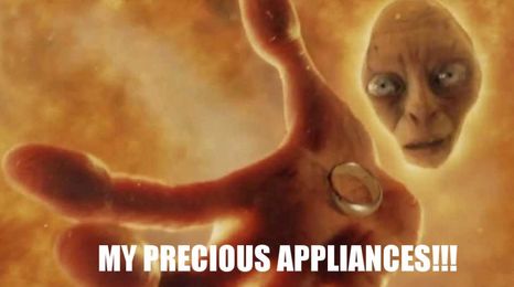 Some vendors just cannot let go of their "precious appliances!"