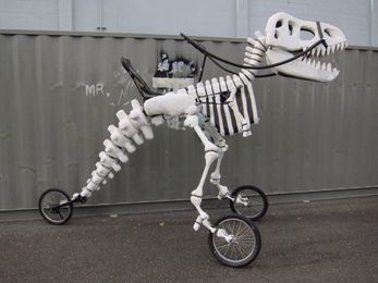 It Will Be Mine: Custom T-Rex Skeleton Tricycle