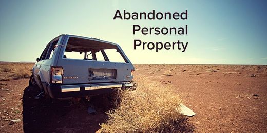 What to Do with Abandoned Personal Property