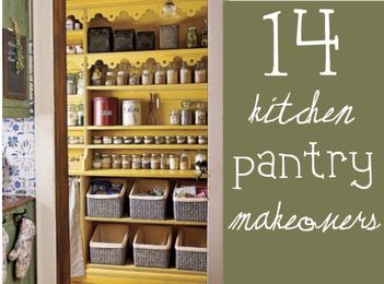 14 Inspirational Kitchen Pantry Makeovers