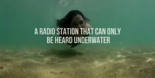 Neutrogena Creates "Sea Radio Station" That Can Only Be Heard Under Water