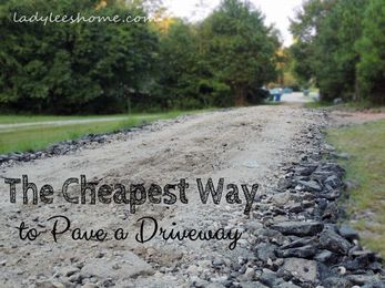 The Cheapest Way to Pave a Driveway