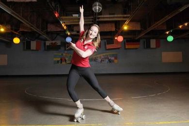 This Canadian Figure Skater Doesn’t Need Ice; She’s Got Wheels