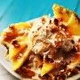 Tropical Fruit Ice Cream Cake Sundae . Kitchen Explorers . PBS Parents