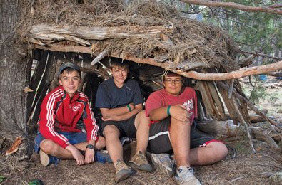 How to build an emergency shelter if you're lost in the woods