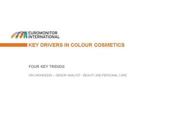 Four Key Drivers in Color Cosmetics