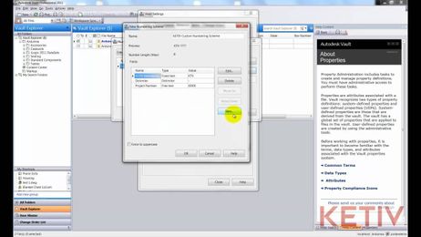 Creating a File Naming Scheme in Autodesk Vault