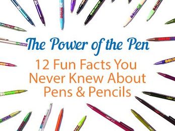 12 Fun Facts You Never Knew About Pens & Pencils