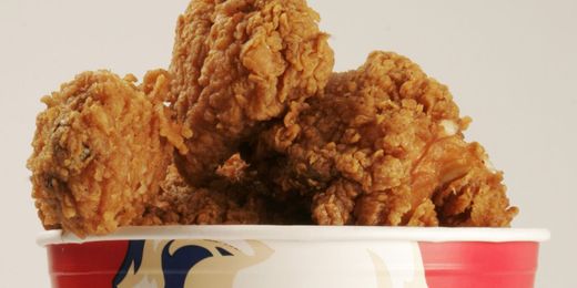 Awesome fried chicken bucket also prints photos