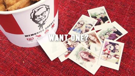 This Ludicrously Awesome KFC Bucket Takes Your Selfies and Prints Them Out