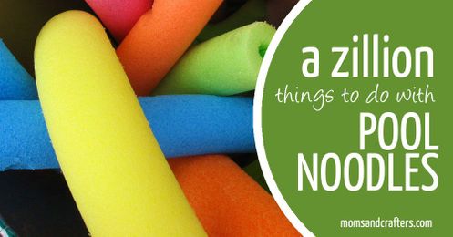 Can you believe it's a pool noodle?!