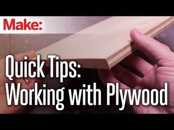 Make Plywood Look Like Solid Wood With Some Edge Banding