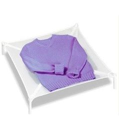 Answer: Space-savers for drying clothing flat