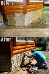 Skirting the Issue with Faux Stone Panels