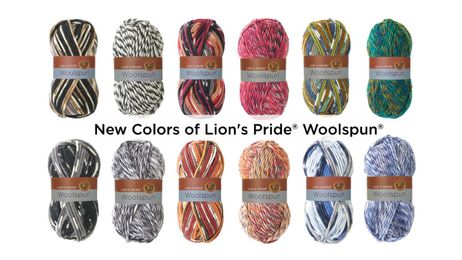 Get to Know the new colors of Lion's Pride® Woolspun®!