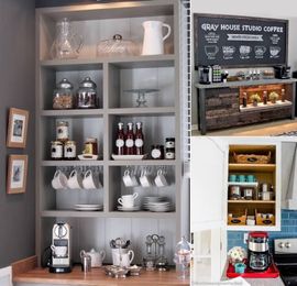 10 Cool Ideas to Set Up a Home Coffee Station