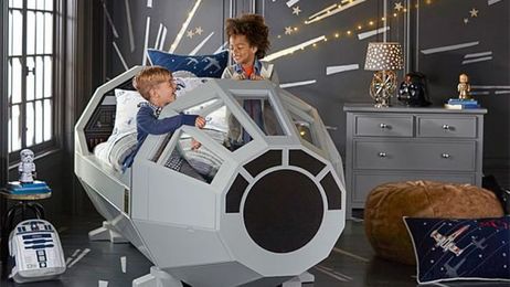 Crap, it Turns Out That Pottery Barn Millennium Falcon Bed Costs $4,000