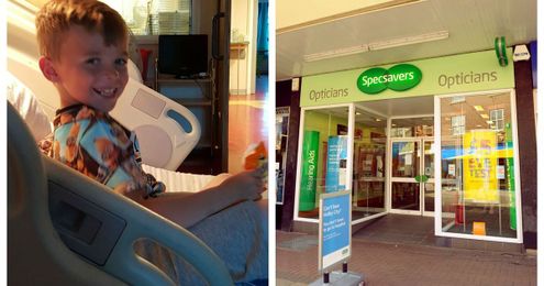 How a routine trip to the opticians saved this youngster's life