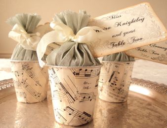 diy Wedding Ideas: Classic Sheet Music Ideas