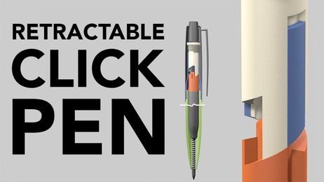 How a Retractable Ballpoint Pen Works