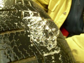 Finding a Leak is the First Step in Patching a Tire