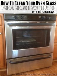 How to Clean Oven Glass-Inside, Outside, and In Between!
