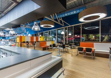 NMD references origami to design free-standing supermarket