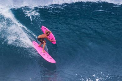 How to pull off a surfboard transfer into barrel