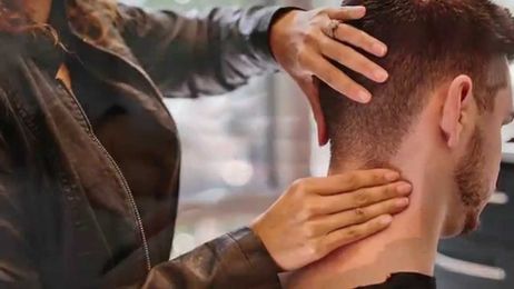 Neck Shave using Organic Pure Care