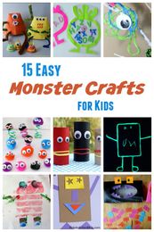 15 Easy Monster Crafts for Kids