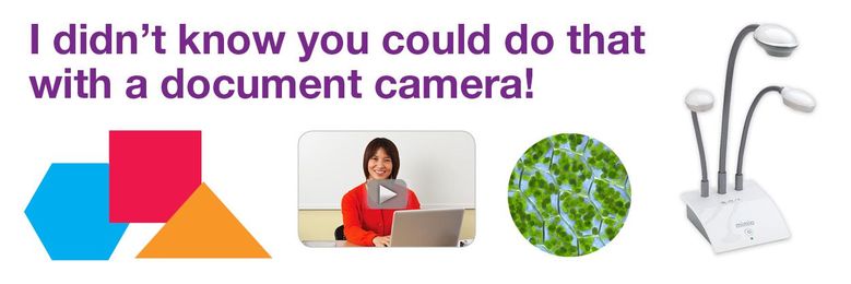 I didn’t know you could do that with  a document camera!