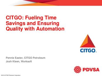 CITGO Fueling Time Savings and Ensuring Quality with Automation