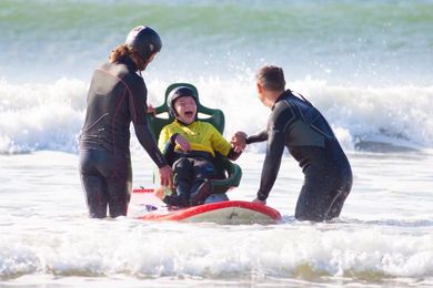 This Amazing Board Helps Children With Cerebral Palsy Experience Surfing