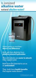 Is ionized alkaline water natural alkaline water?