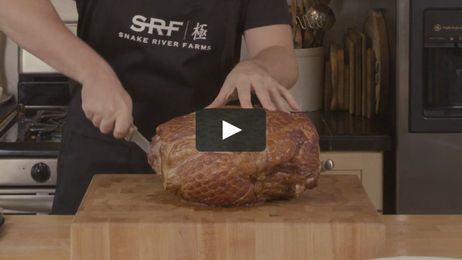 How to Carve a Snake River Farms Kurobuta Ham