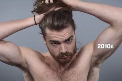 Here's What 100 Years Of Men's Grooming Trends Looks Like