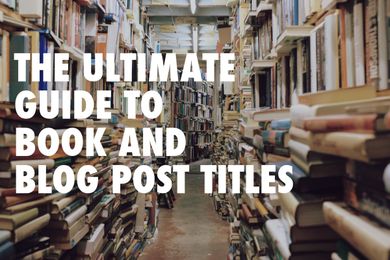 Guide to Titles: Book Titles, Article Titles, and more