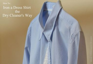 How to Iron a Dress Shirt the Dry Cleaner's Way
