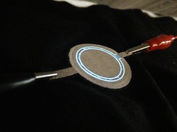 Screen Printing Electroluminescent Lights On Garments