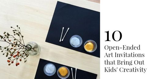 10 Invitations to Create Art for Kids
