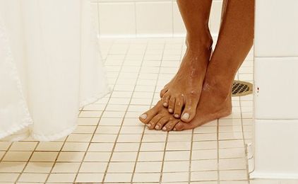 What Really Happens If You Go Barefoot In The Locker Room?