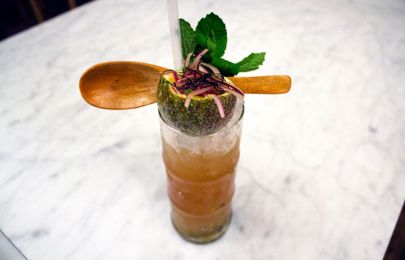 Remember To Eat Your Garnish With This Culinary Cocktail