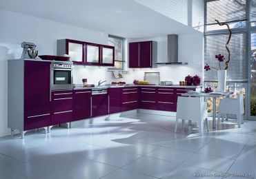 Pictures of Modern Purple Kitchens