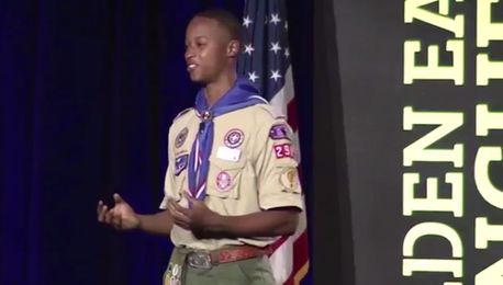 Arnold Tells How Scouting Saved His Life