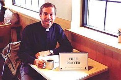 Why I offer 'free prayer' in a coffee shop