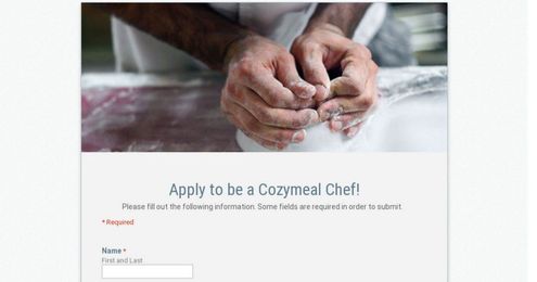 Apply to be a Cozymeal Chef!