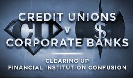 Credit Unions vs. Banks Infographic